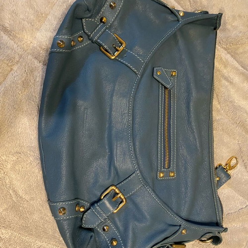 Balmain shoulder bag used, blue
