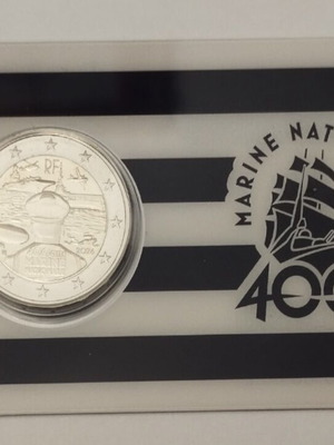 French Navy 2€ Coincard 2026 new, limited mintage
