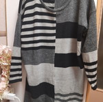 Julia Bergovich long sweater gray like new