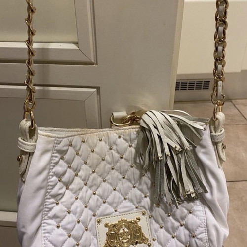 Juicy Couture bag used white with gold chain
