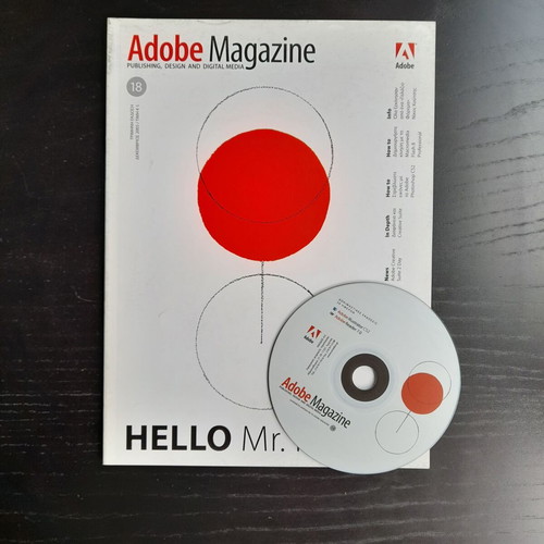 Adobe Magazine 18 like new with CD