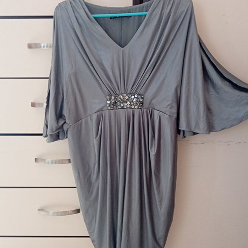 Raxevsky dress size M, lined, grey-silver, worn once