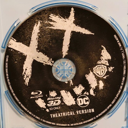 Suicide Squad Special Edition Blu-ray used with Greek subtitles