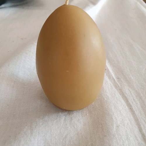 Beeswax candle used, good condition