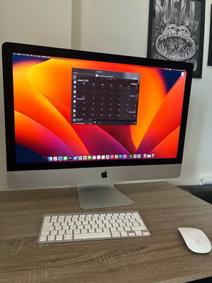I Mac 27” like new with box and accessories