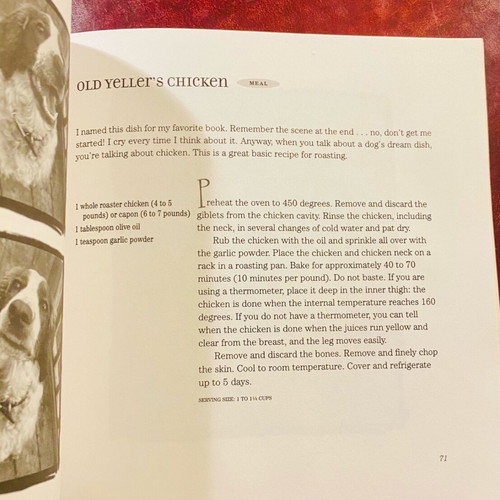 Throw me a bone dog cookbook used
