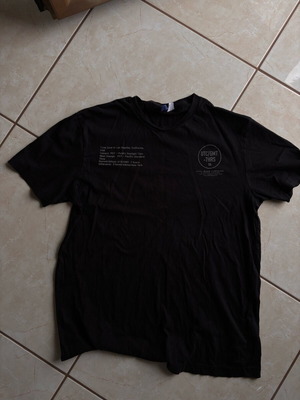 T-shirt used, size M, black