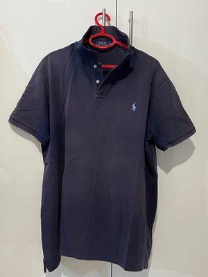 Polo Ralph Lauren Polo Shirt Navy used XXL Custom Slim Fit