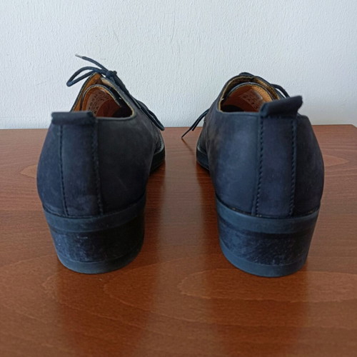 Vintage leather shoes Tsakiris size 38 like new, black