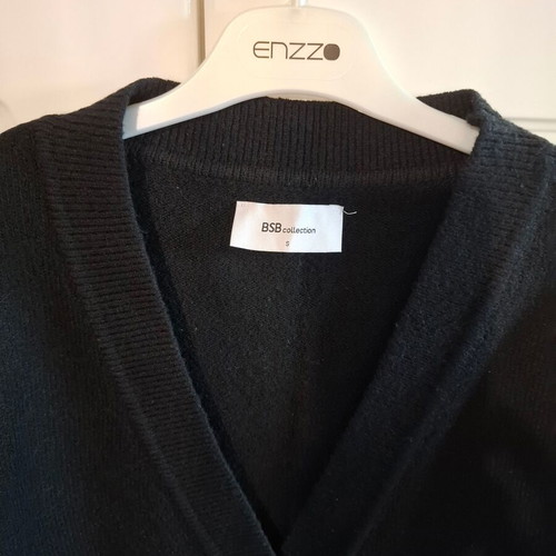 BSB Black Cardigan with Buttons new, size L