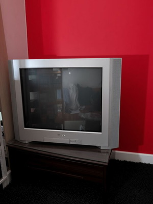 Sony CRT television used, silver finish