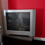 Sony CRT television used, silver finish