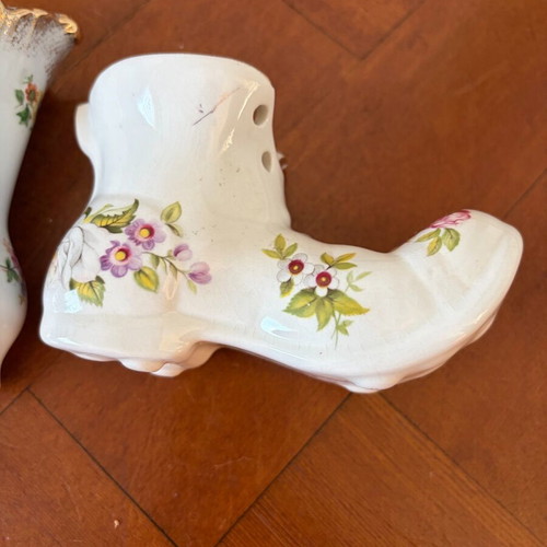 James Kent Old Foley porcelain boot England like new