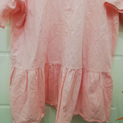 Boho Style Pink Tunic Celio 100% Cotton, New, Oversize 4XL