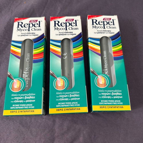 Repel Mycoclean Nail Fungus Elimination Pen New, pack of 3