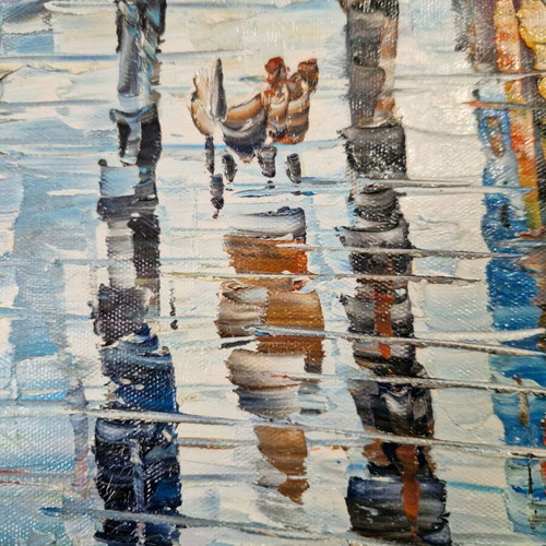 S Paul painting with Afremov technique like new