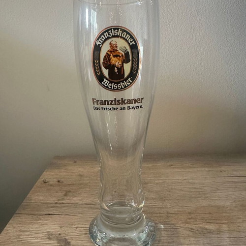 Franziskaner collectible beer glass 0.5l like new, Germany