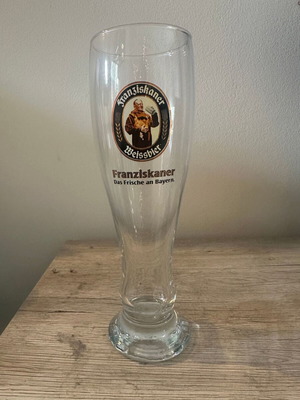 Franziskaner collectible beer glass 0.5l like new, Germany