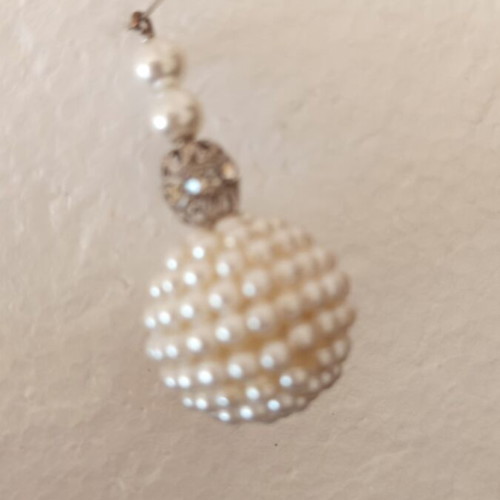 Keychain white, new, beautiful design