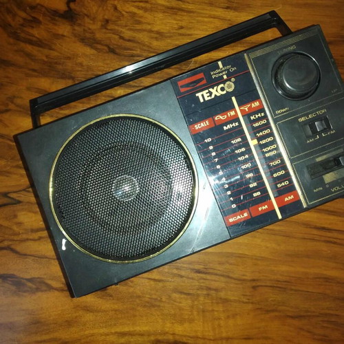 Vintage portable radio TEXCO AM/FM used