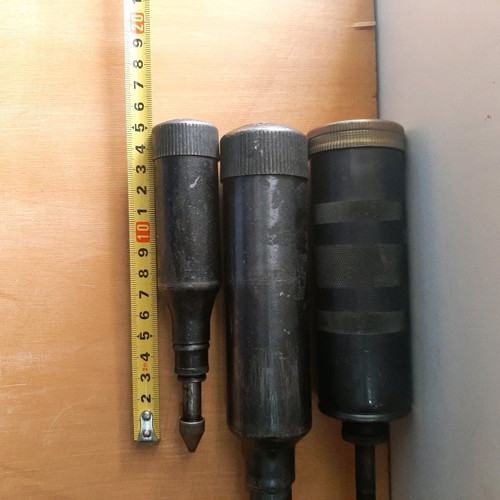 Vintage grease guns from 60-70s like new, set of three