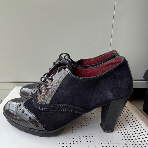 Hispanitas women's shoes used, blue, size 38, heels