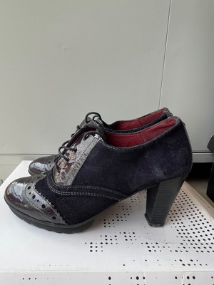 Hispanitas women's shoes used, blue, size 38, heels