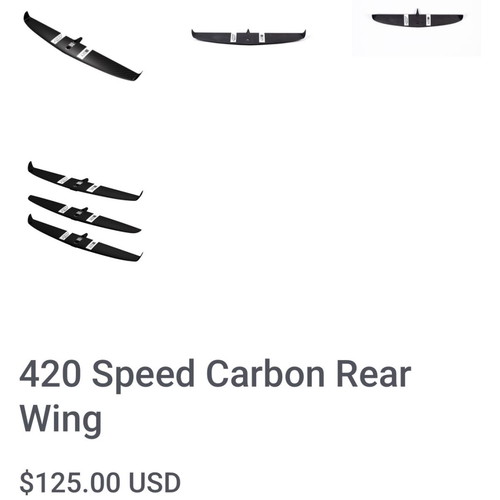 Axis foil set with front wings, rear wing, fuselage, mast and accessories