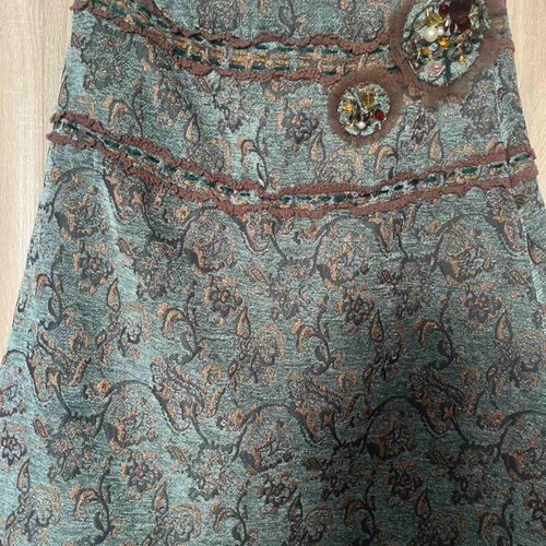 Hoss coat and skirt set like new with brocade and lace details