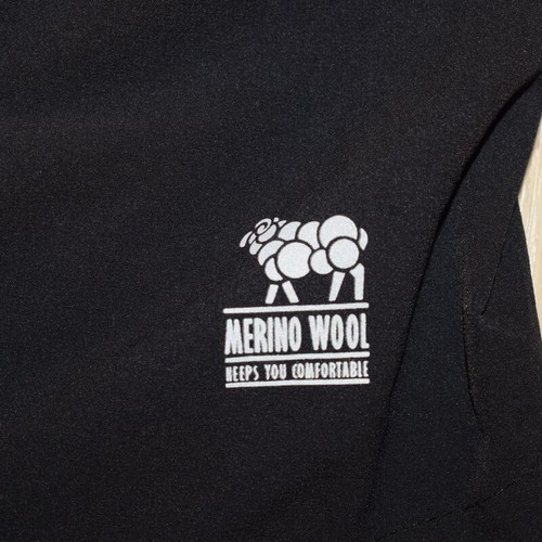 2117 of Sweden hybrid merino wool hoody men jacket size XXL like new, black