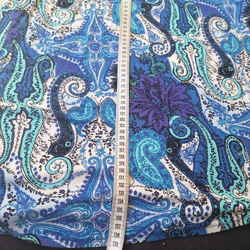Maxi dress blue with opening, like new, cotton