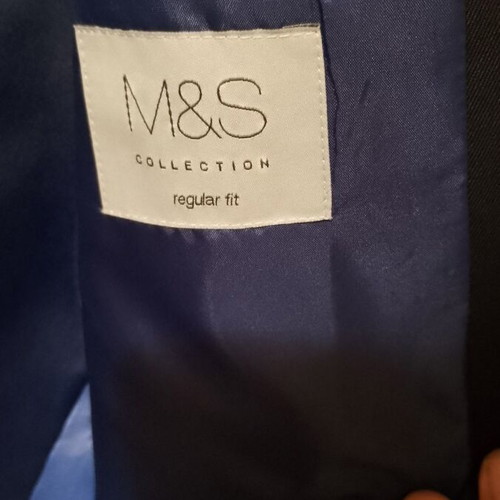 Marks & Spencer 3 piece suit regular fit dark blue new