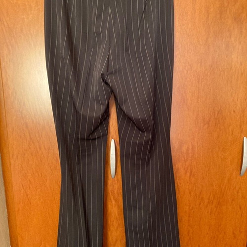 Fidele women's pants black with beige stripes like new