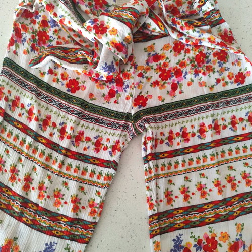 Zara summer pants used, multicolor, 9-10 years