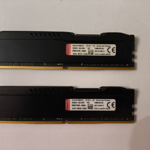 Kingston Fury DDR4 RAM 16GB Dual Channel Kit 2133MHz like new