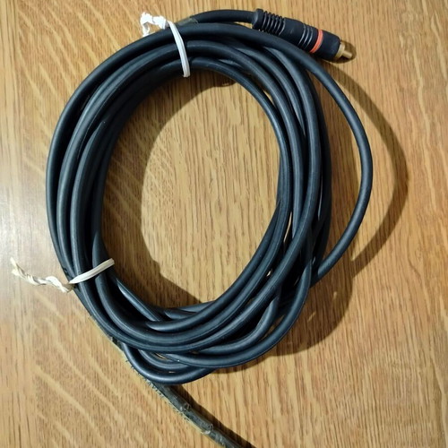RCA to RCA coaxial cable used, black, 1.5m
