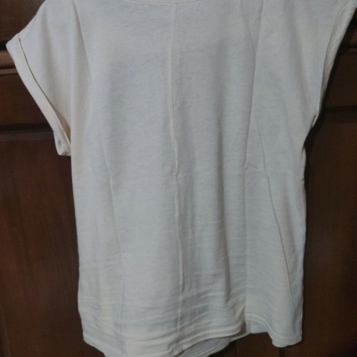 Summer blouse used with see-through front black size L