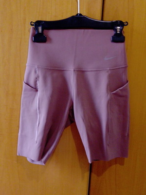 Nike pink biker shorts, size small