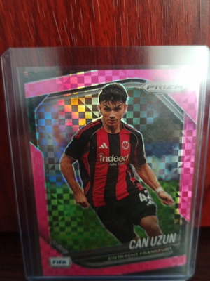 Can Uzun Pink Power Base Panini Prizm FIFA 2025-26 card like new
