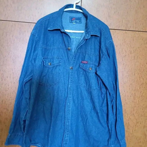 Denim shirt used, blue, sizes L and XL