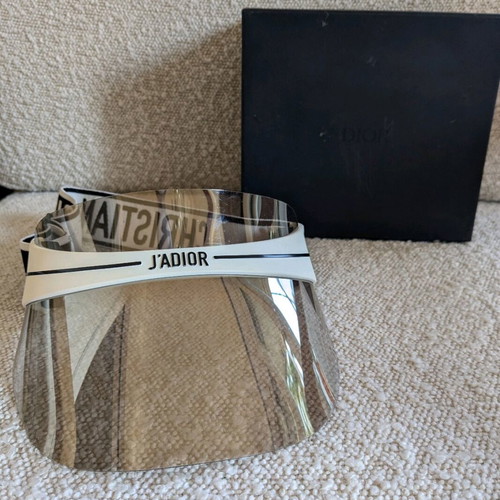 Christian Dior Transparent DiorClub1 Sun Visor in good condition