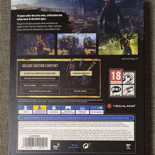 Dying Light 2 Stay Human Deluxe Edition PS4 like new