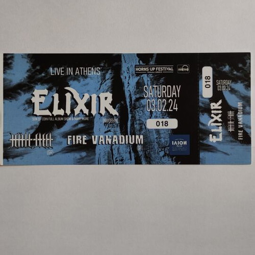 Elixir concert ticket new, Ilion Plus 3/2/2024