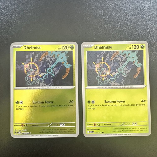 Dhelmise 018/132 Mega Evolution Pokemon card