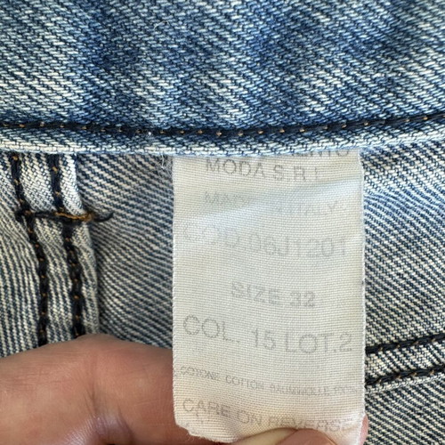 Armani Jeans vintage pants size 32 used with repaired zipper