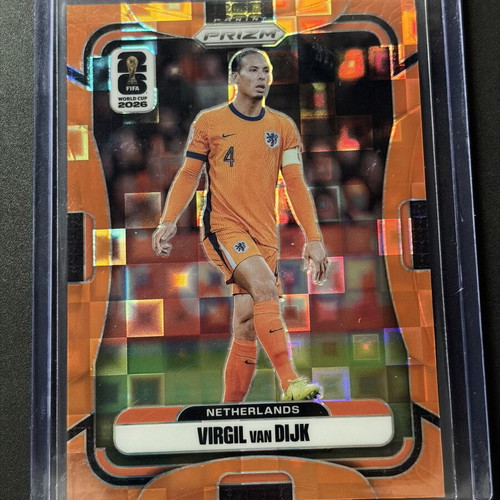 Virgil Van Dijk Orange Pandora collectible card new