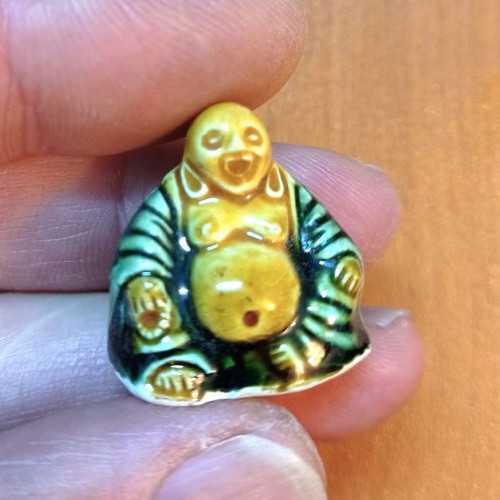 Small ceramic Buddha figure new set of 20 pieces