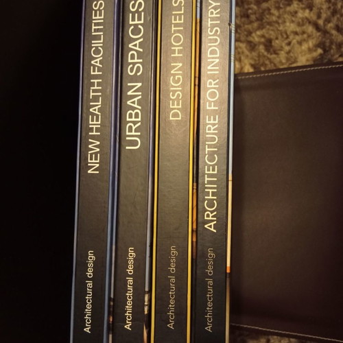 Architectural books used, 4 volumes, deluxe editions