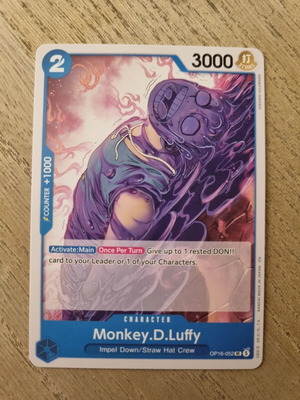 Monkey.D.Luffy OP16-056 One Piece TCG card like new