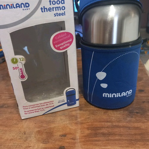 Miniland food thermo used for hot and cold meals